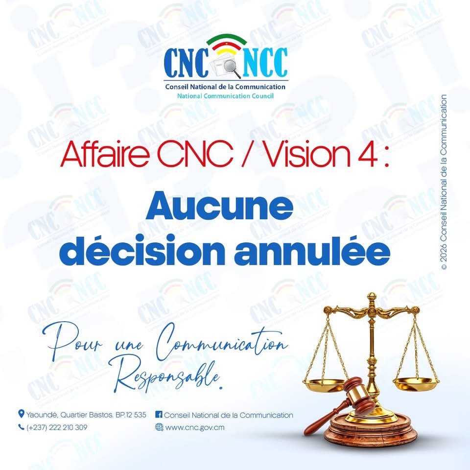Affaire CNC/Vision 4 : le régulateur affirme qu’aucune sanction n’a été annulée